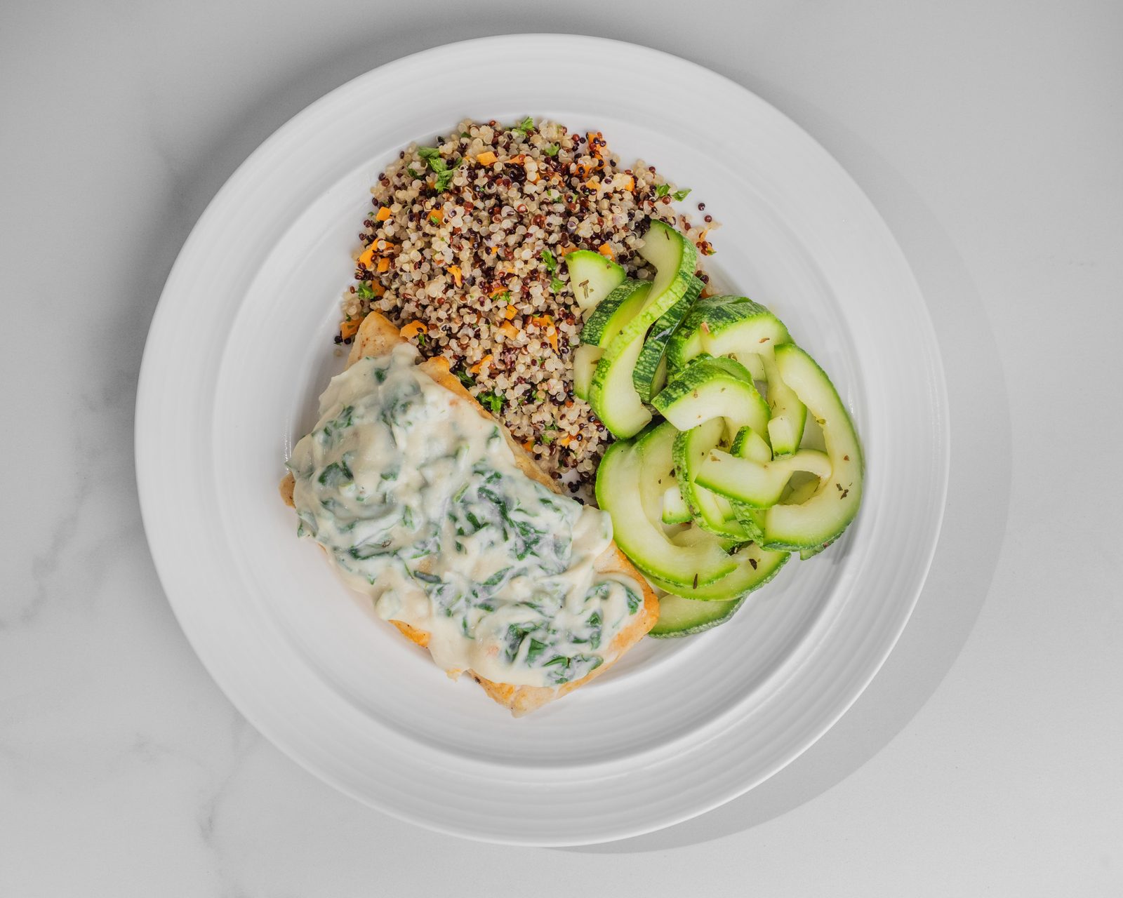 Corvina a la Florentina
