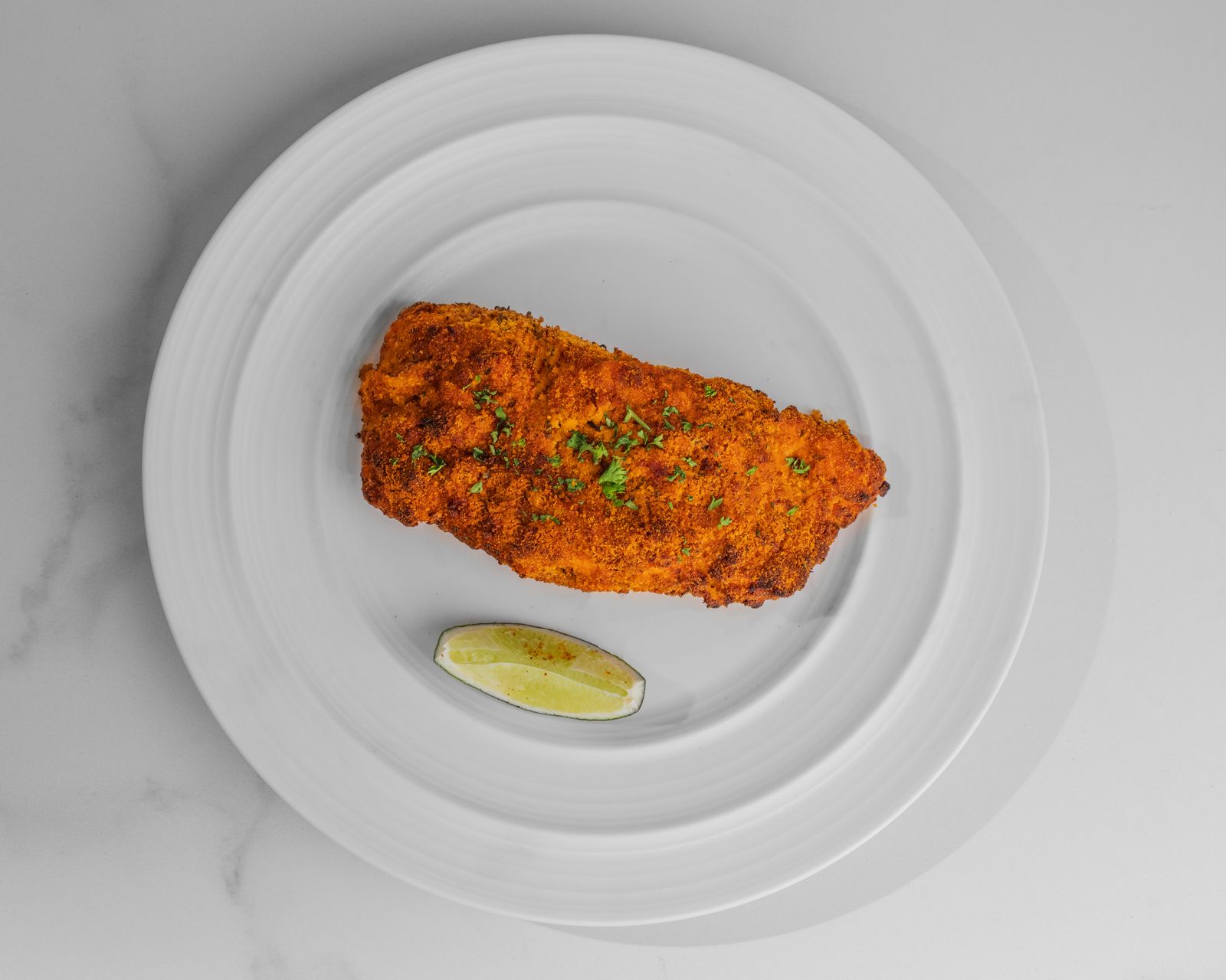 Filete de corvina encostrado en almendras (gf)