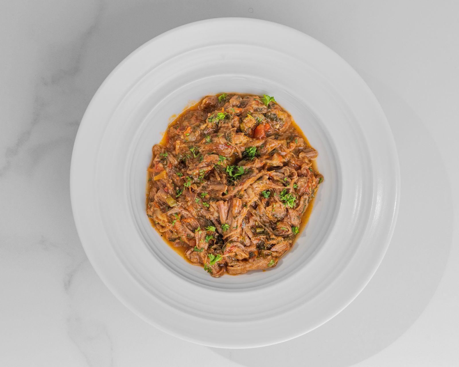 Carne mechada de res premium